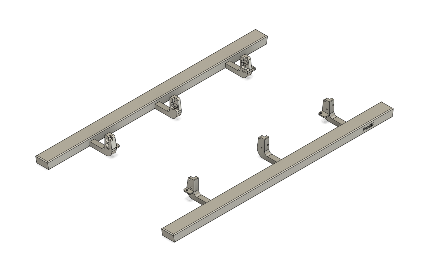Mitsubishi Pajero Generations 3 & 4 Long Wheelbase Rock Sliders by RHS
