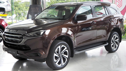 Isuzu Mux RJ bash plates by RHS