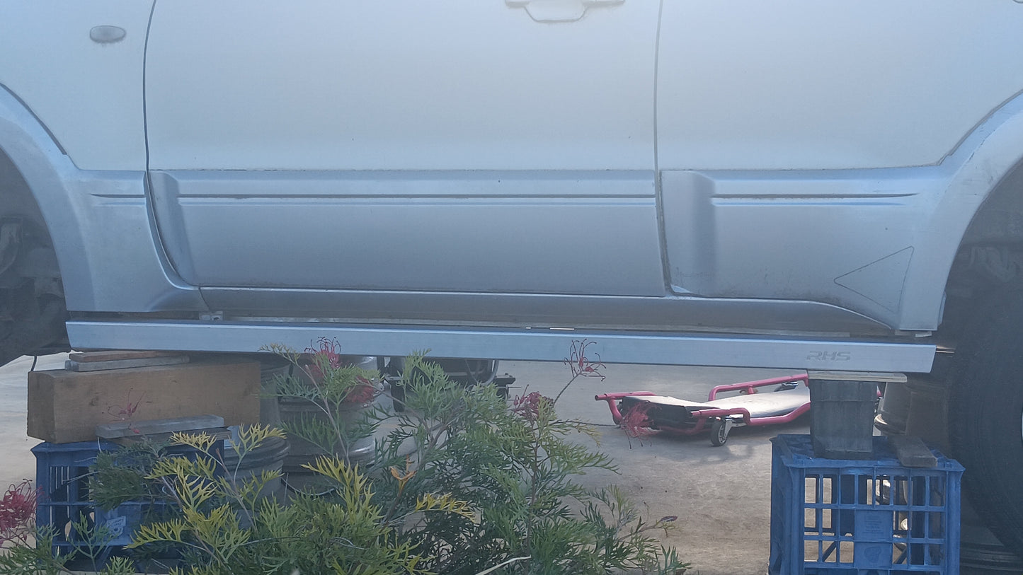 Mitsubishi Pajero Generations 3 & 4 Long Wheelbase Rock Sliders by RHS