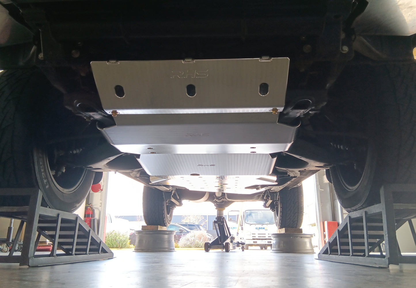 Isuzu Mux RF bash plates by RHS