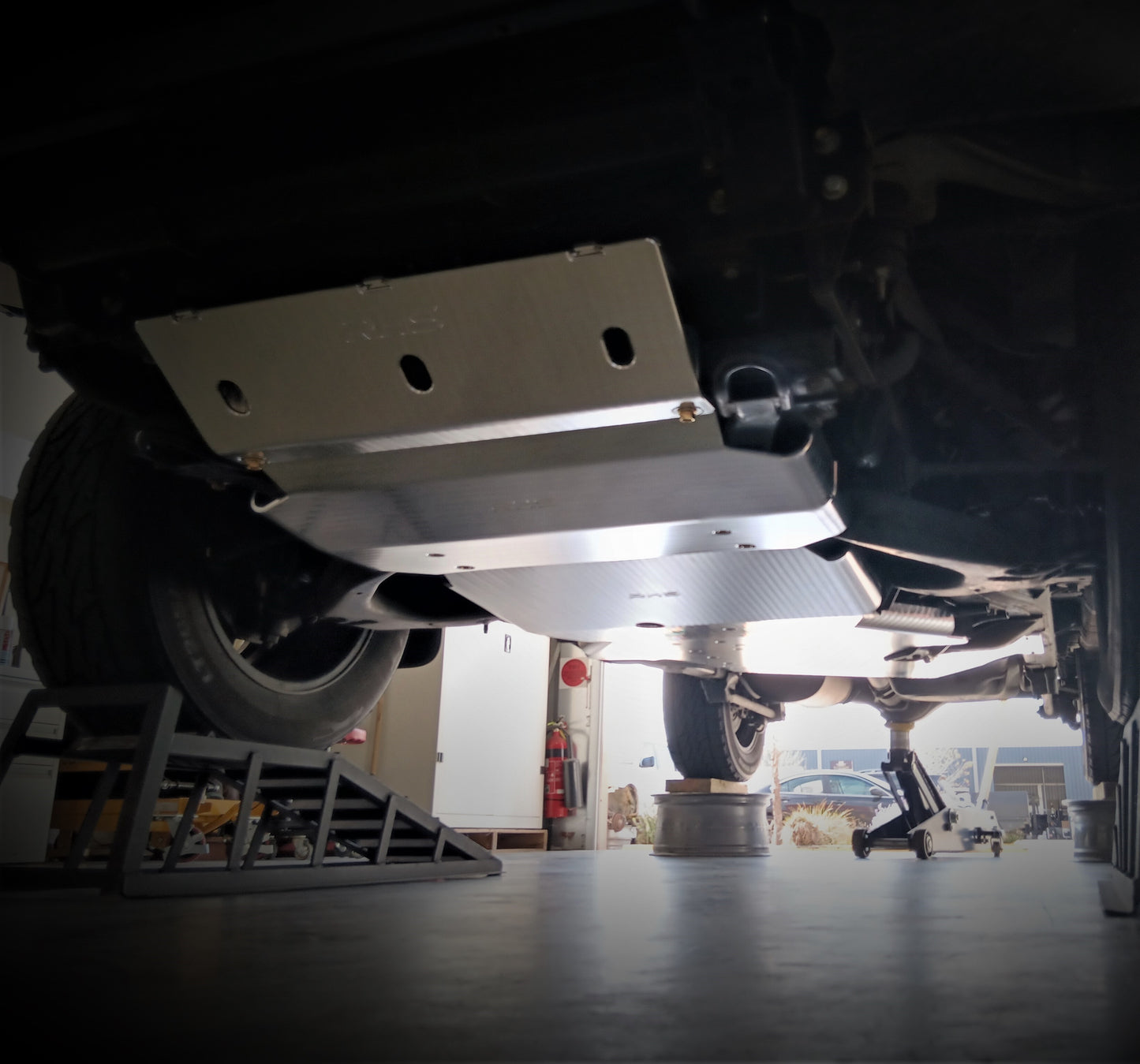 Isuzu Mux RF bash plates by RHS