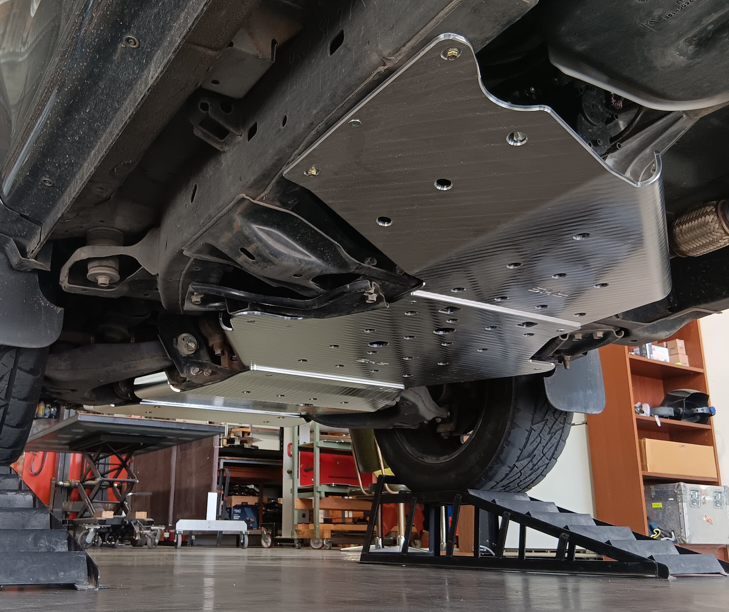 Isuzu Mux RF bash plates by RHS