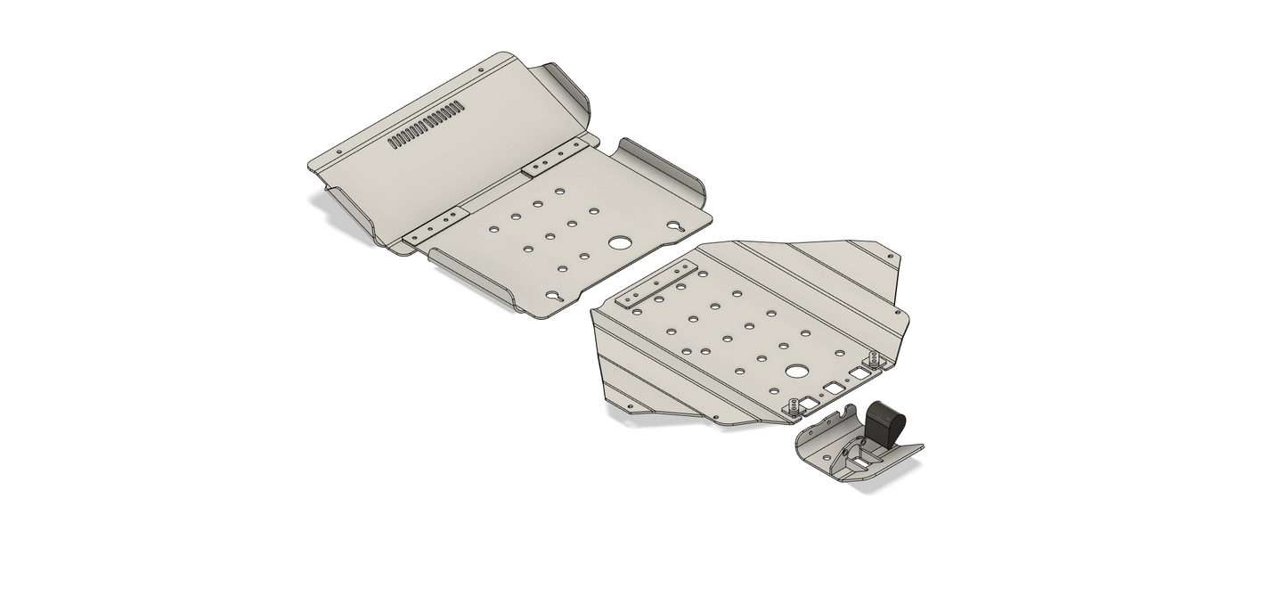 Isuzu Dmax RG bash plates by RHS