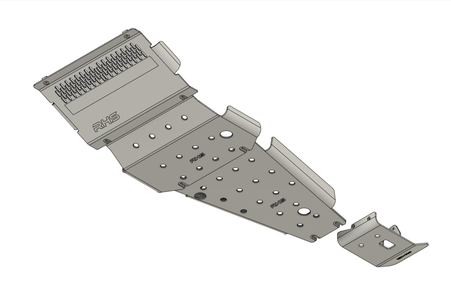 Mitsubishi Triton MQ MR (KJ KK KL) bash plates by RHS