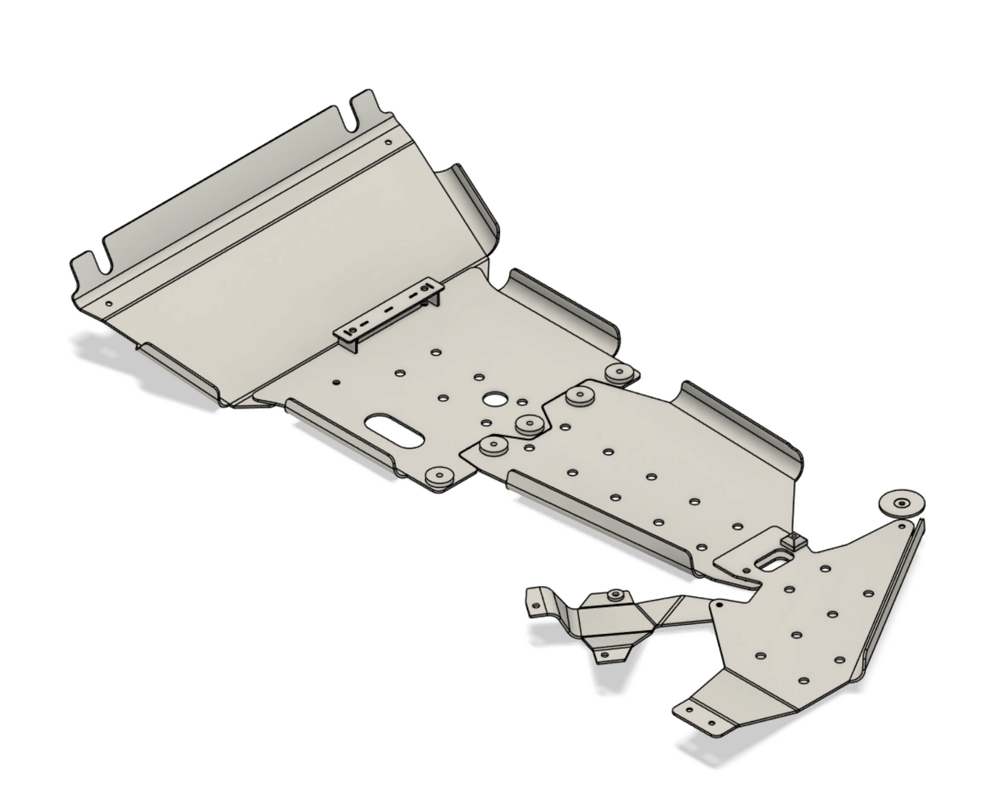 Ford Everest UB bash plates by RHS