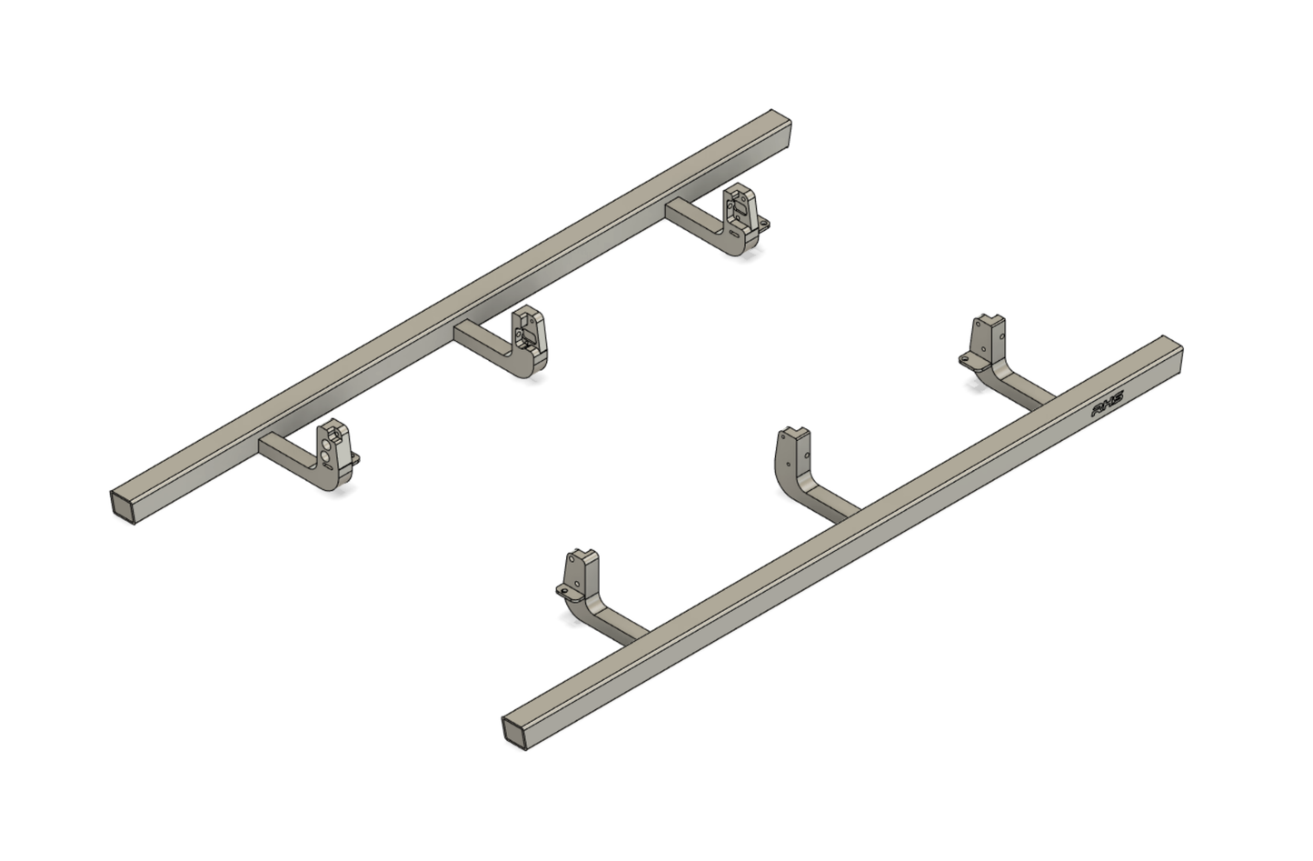 Mitsubishi Pajero Generations 3 & 4 Long Wheelbase Rock Sliders by RHS