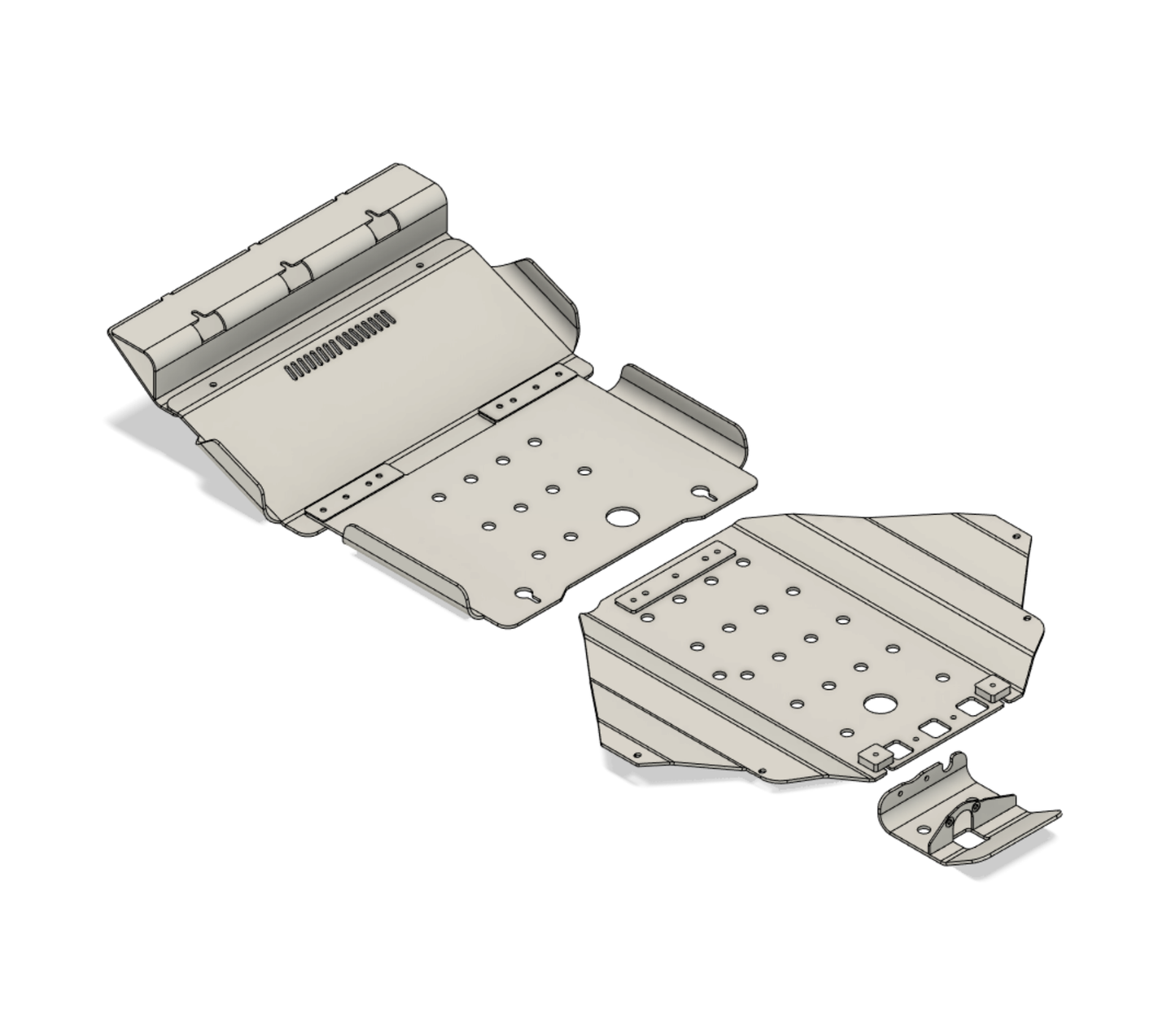 Isuzu Dmax RG bash plates by RHS