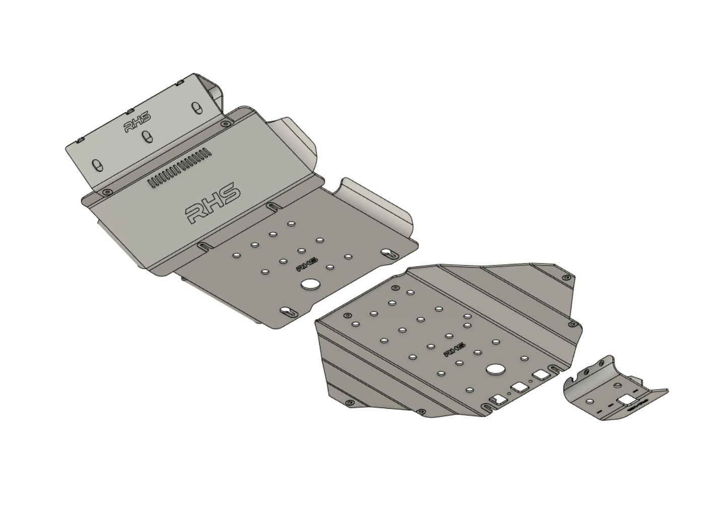 Isuzu Dmax RG bash plates by RHS