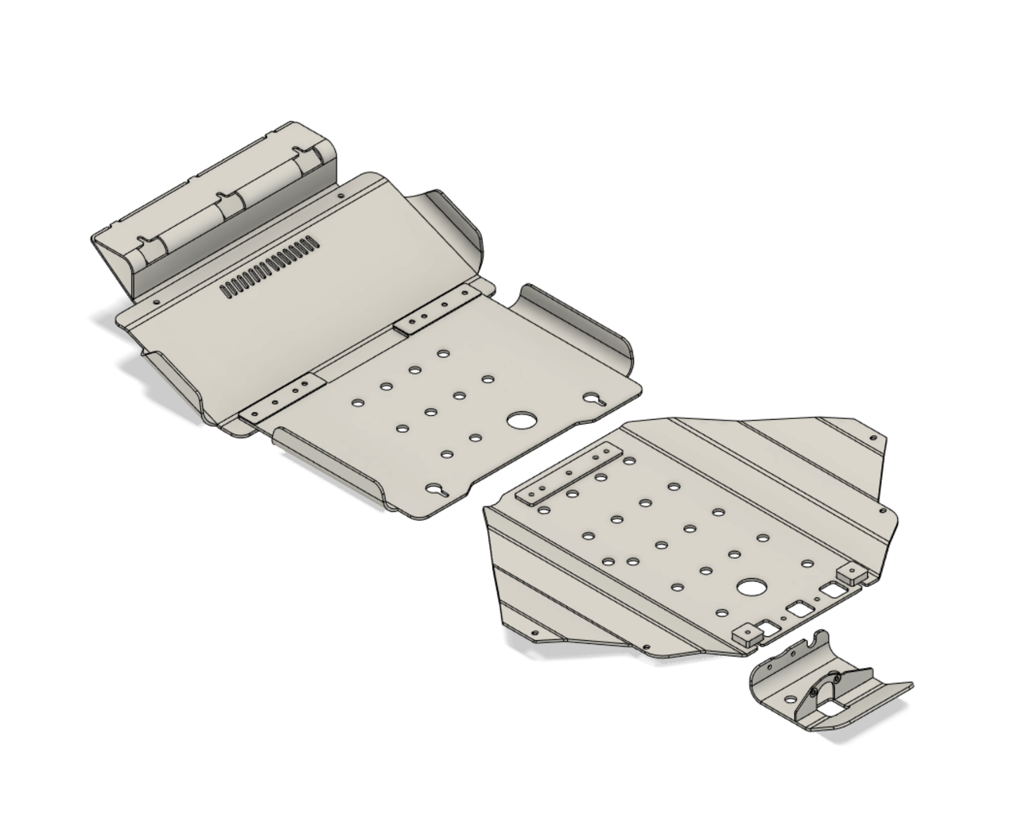 Isuzu Dmax RG bash plates by RHS