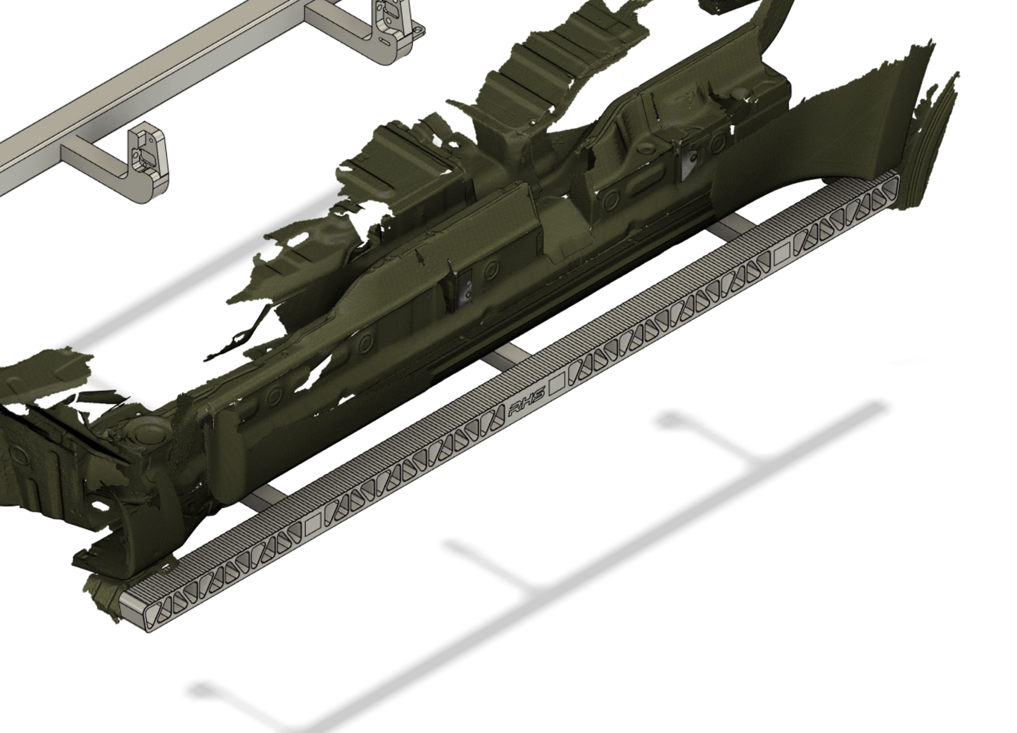 Mitsubishi Pajero Generations 3 & 4 Long Wheelbase Rock Sliders by RHS