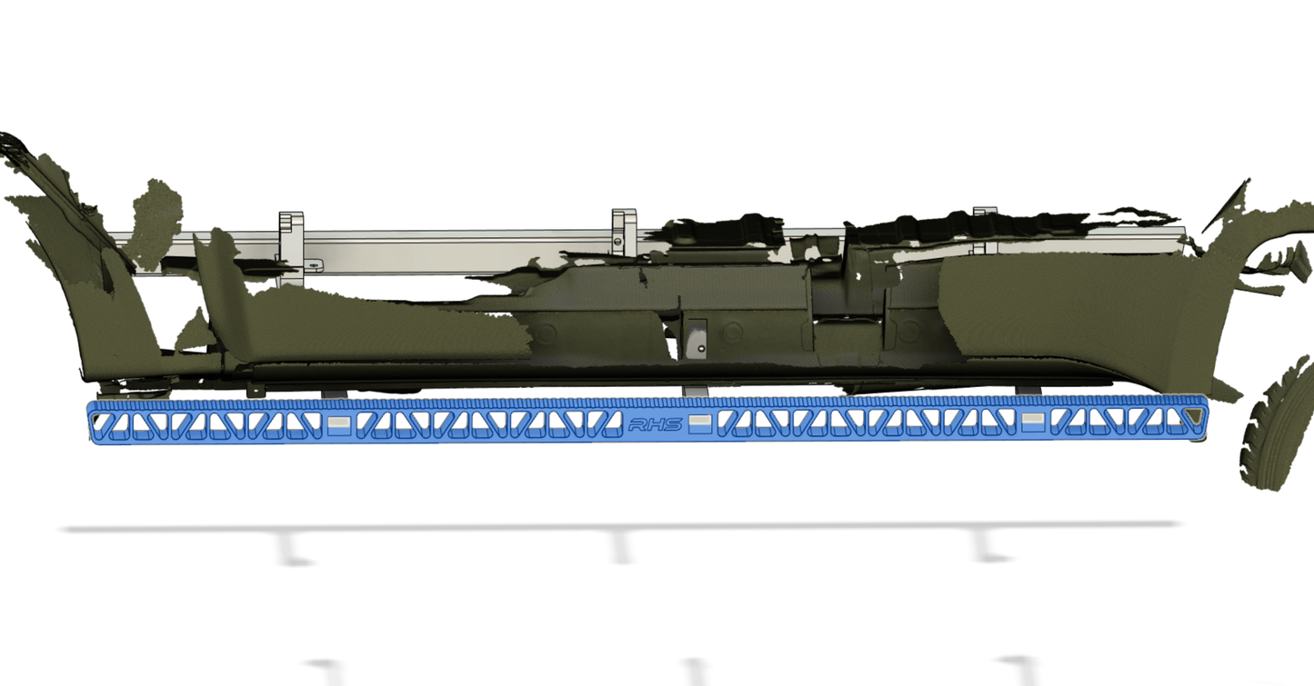 Mitsubishi Pajero Generations 3 & 4 Long Wheelbase Rock Sliders by RHS