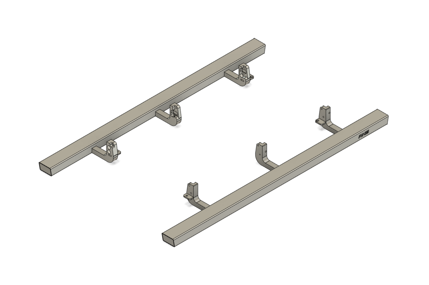 Mitsubishi Pajero Generations 3 & 4 Long Wheelbase Rock Sliders by RHS