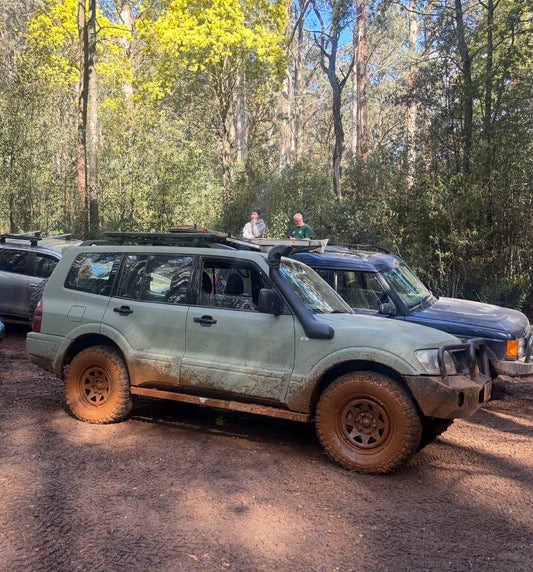 Mitsubishi Pajero Generations 3 & 4 Long Wheelbase Rock Sliders by RHS