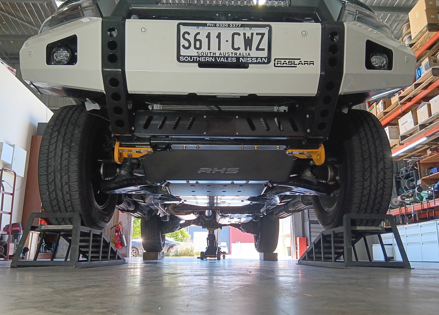 Nissan Patrol Y62 bash plates by RHS
