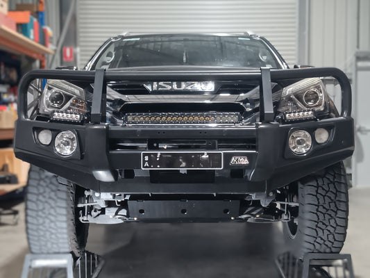 Isuzu Mux RF bash plates by RHS