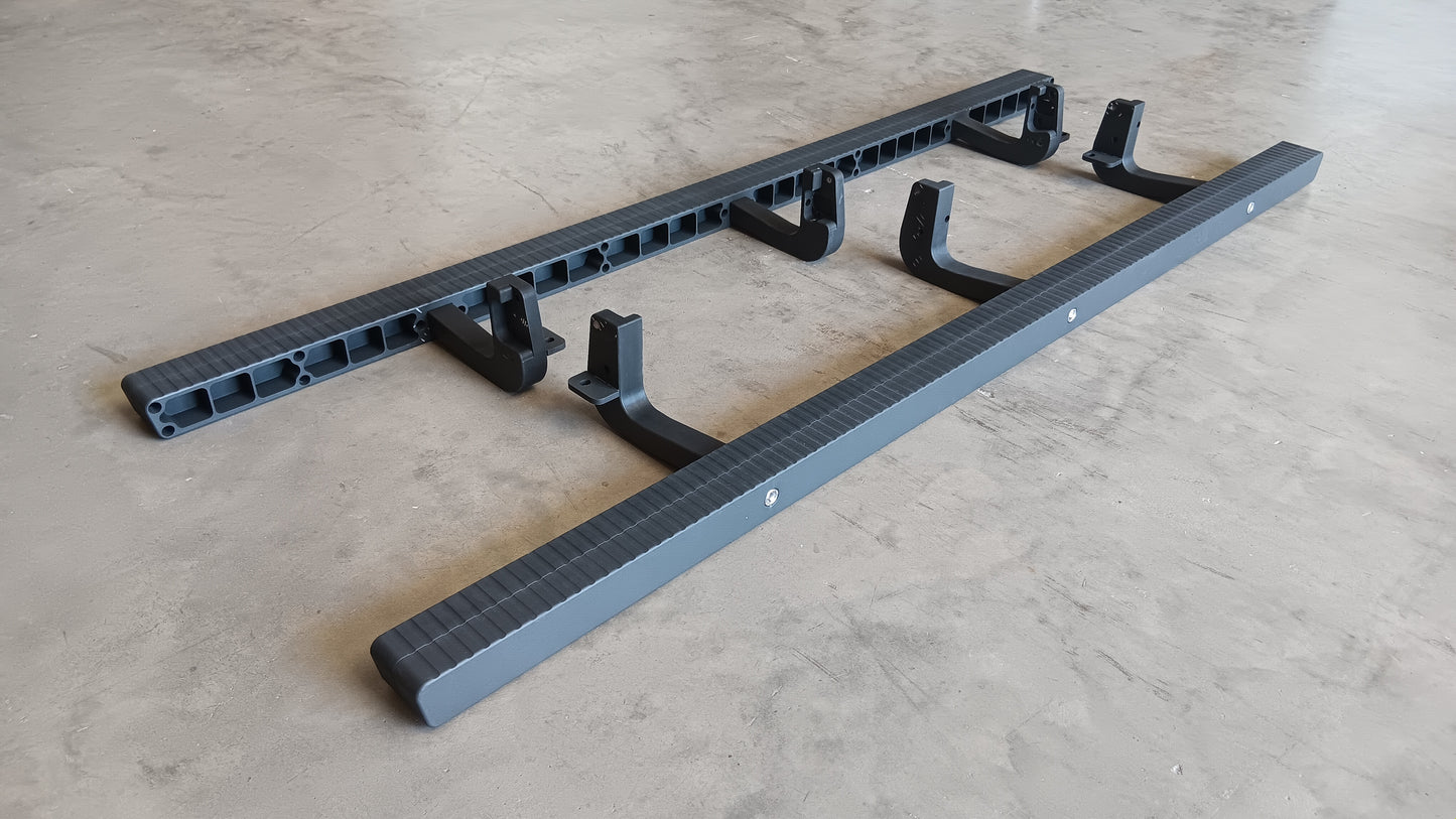 Mitsubishi Pajero Generations 3 & 4 Long Wheelbase Rock Sliders by RHS