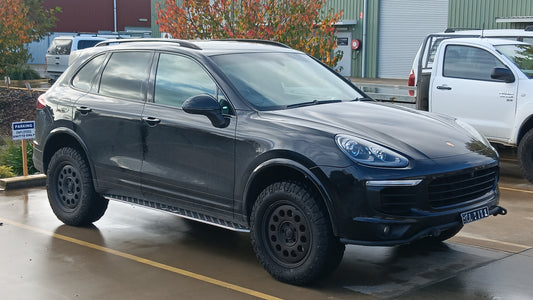 Porsche Cayenne rock sliders by RHS