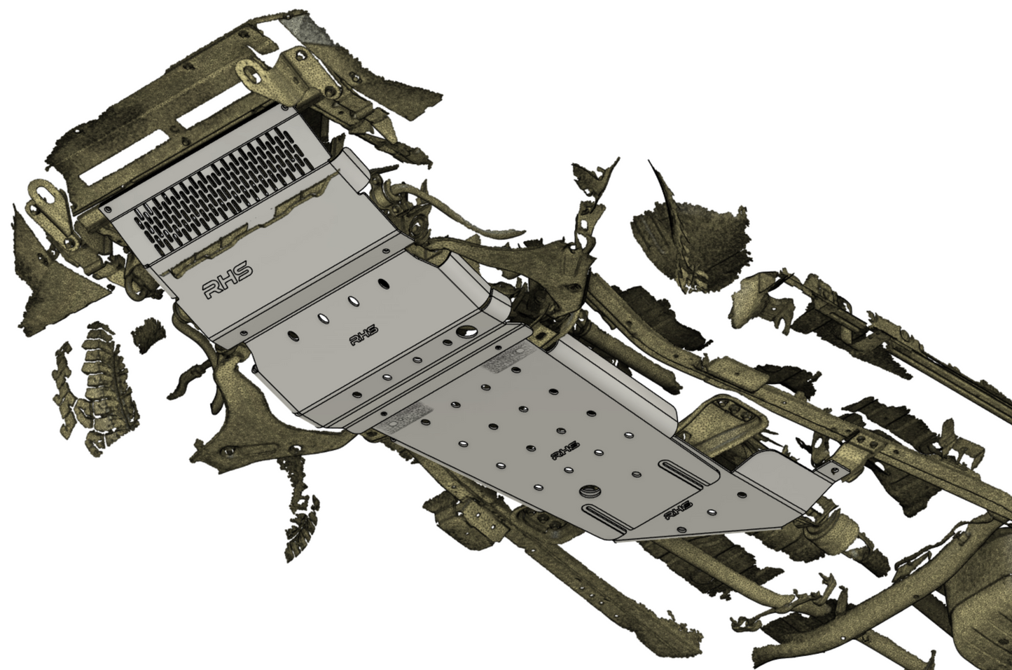 Mitsubishi Triton KA KB bash plates by RHS