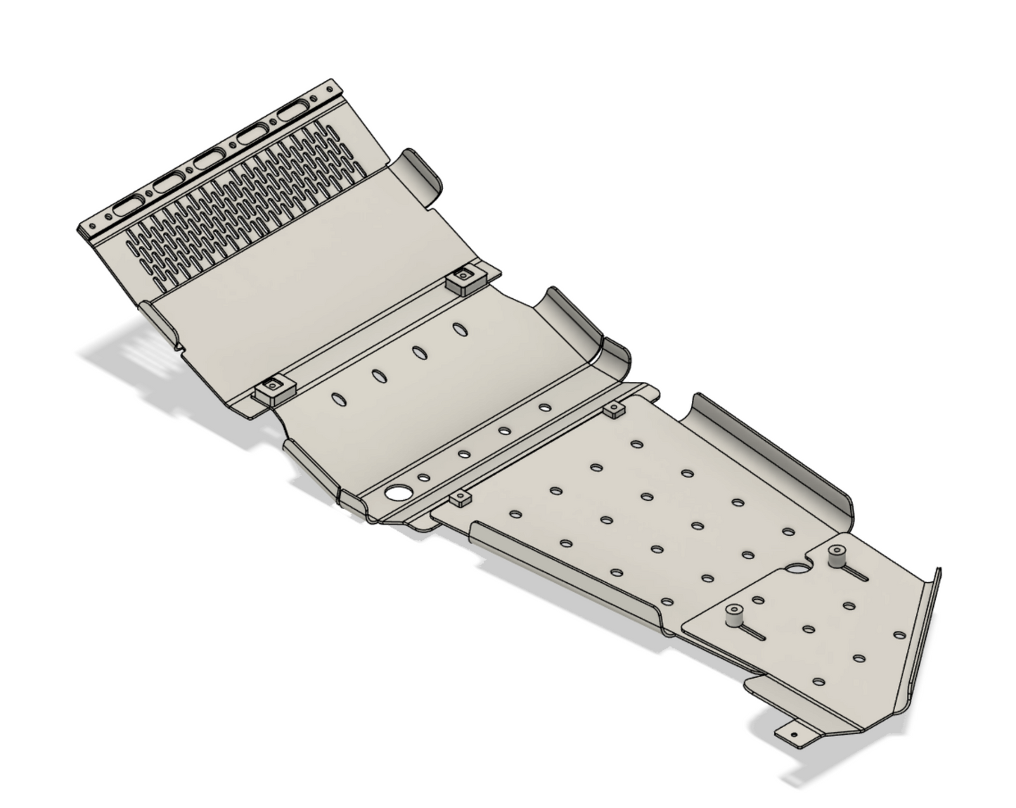 Mitsubishi Triton KA KB bash plates by RHS