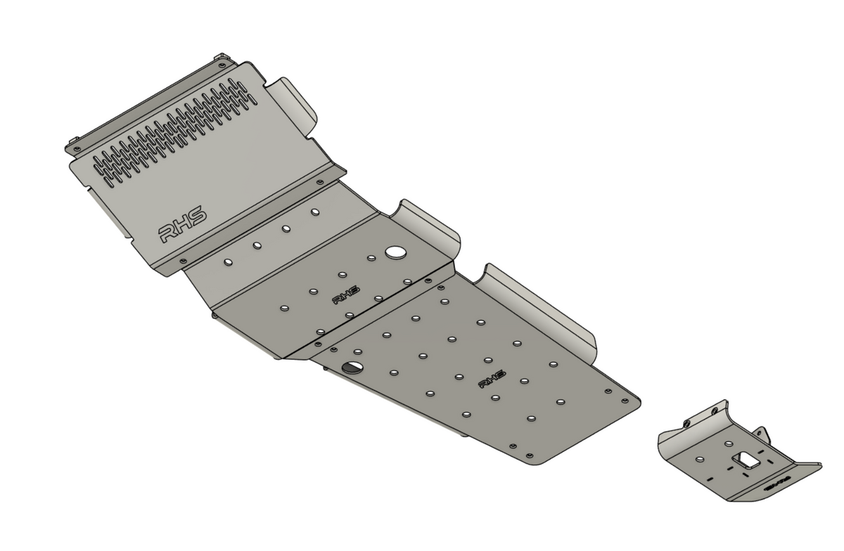 Mitsubishi Pajero Sport QE QF QG bash plates by RHS