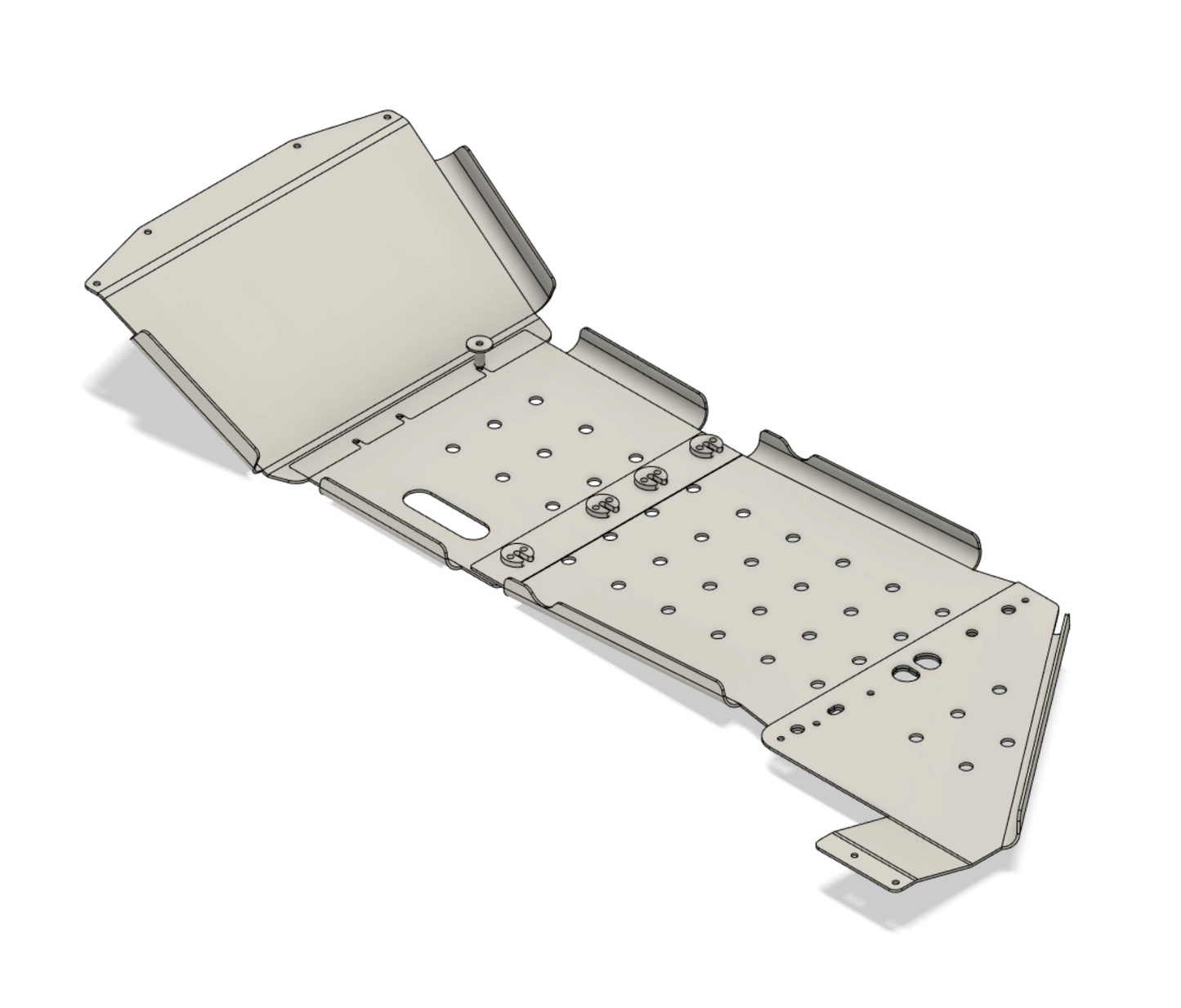 Ford Everest UA bash plates by RHS